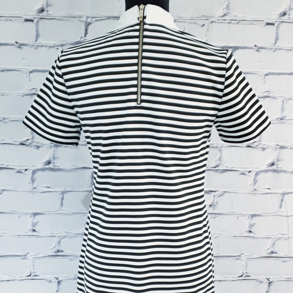 Tommy Hilfiger Black white stripe collar dress - Picture 4 of 5